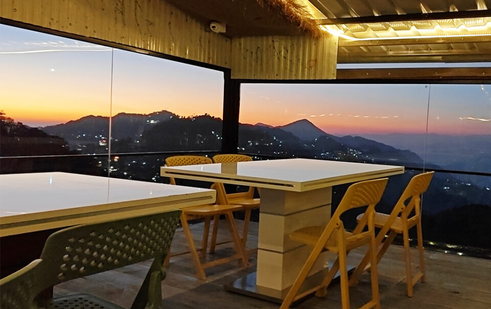 best vegetarian café in mussoorie